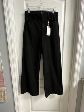 Quince Ella Wide Leg  Black Pants with Tag